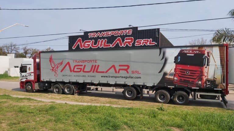 Camion Sider de Transporte Aguilar